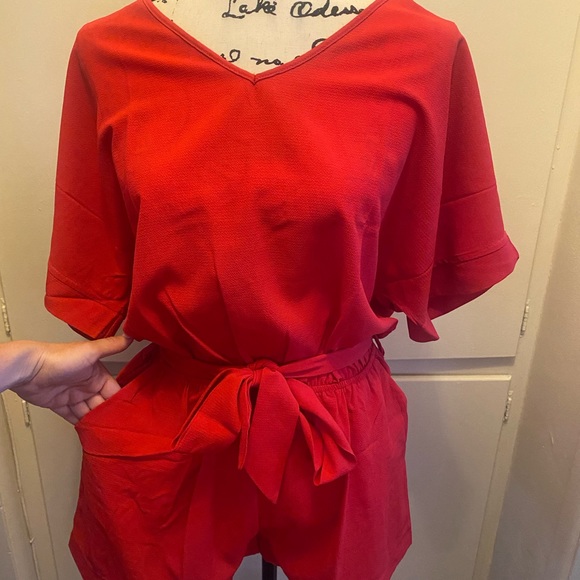 Red Romper - Picture 2 of 6